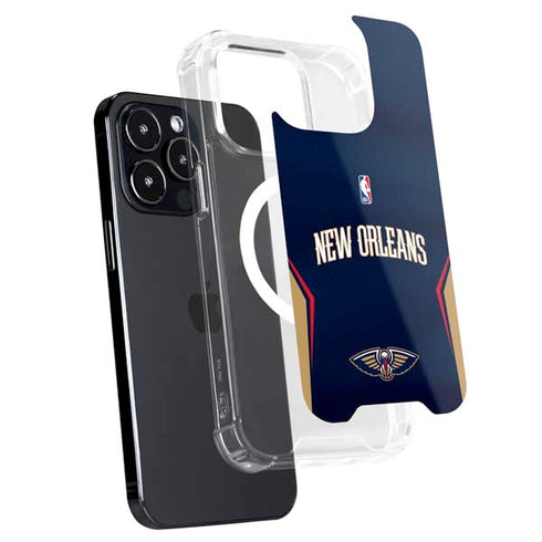 NBA New Orleans Pelicans Jersey iPhone 15 Pro MagSafe Case